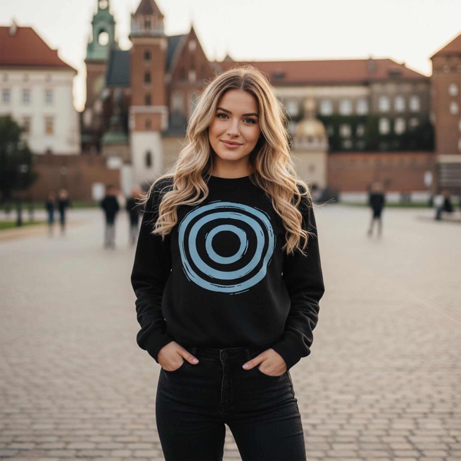 Bluza bez kaptura damska BE CALM3