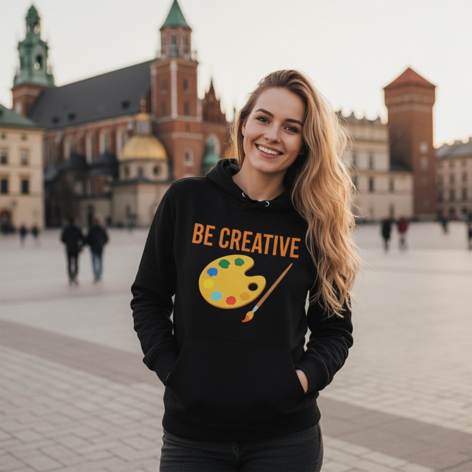 Bluza z kapturem damska BE CREATIVE