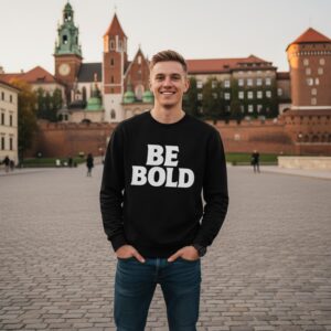 Bluza bez kaptura męska BE BOLD
