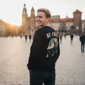 Bluza bez kaptura męska BE FREE