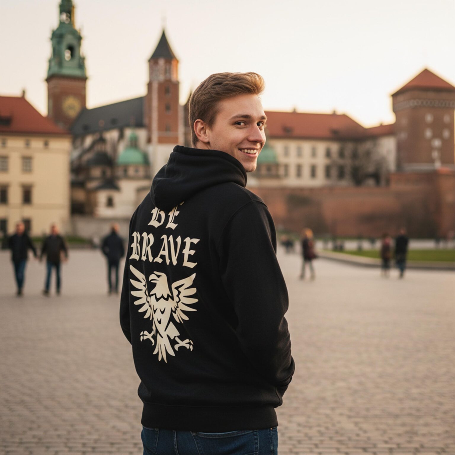 Bluza z kapturem męska BE BRAVE