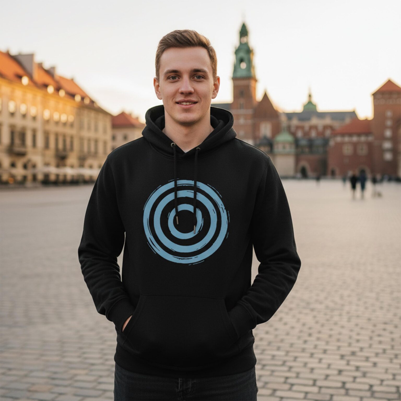 Bluza z kapturem męska BE CALM3