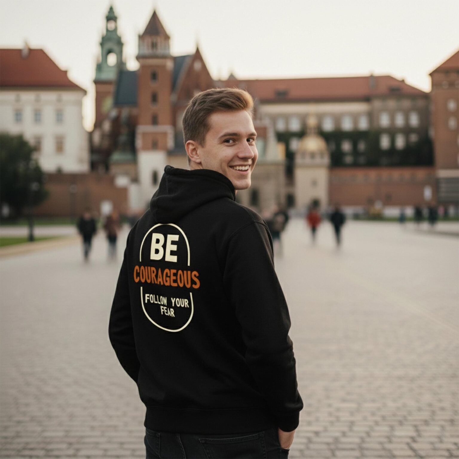 Bluza z kapturem męska BE COURAGEOUS