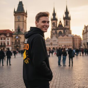 Bluza z kapturem męska BE LOUD2