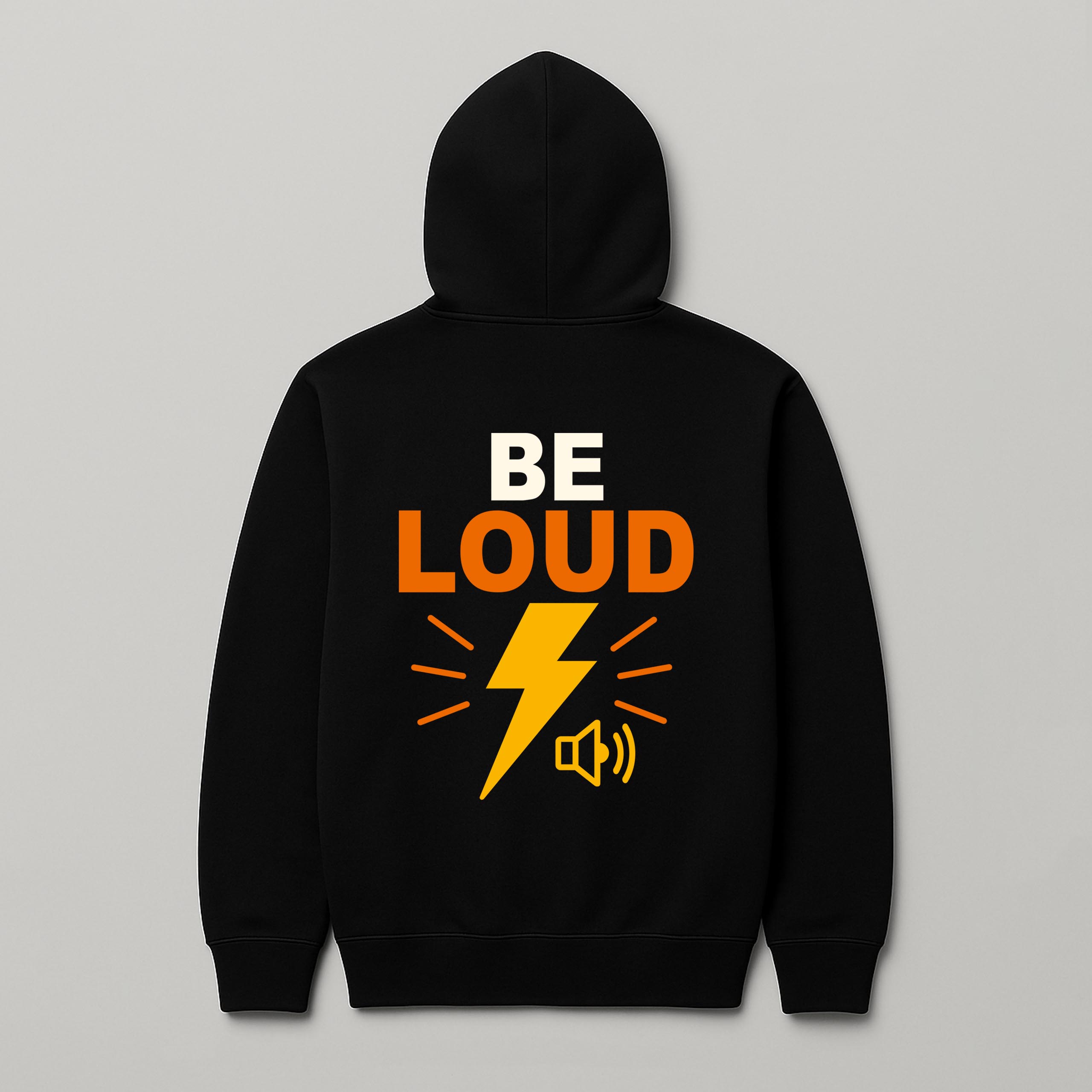 Bluza z kapturem damska BE LOUD2 - obrazek 3