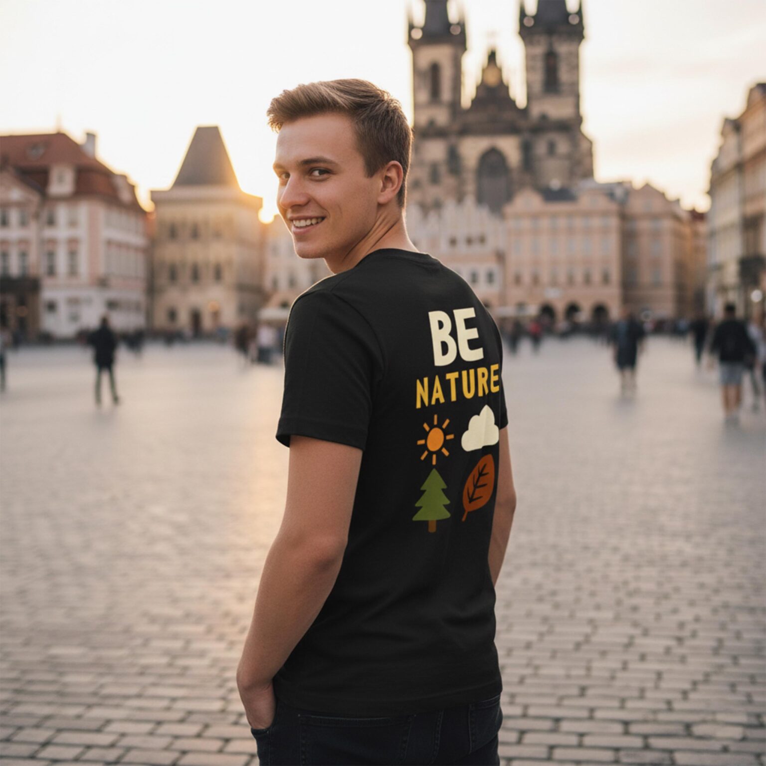 Koszulka męska BE NATURE