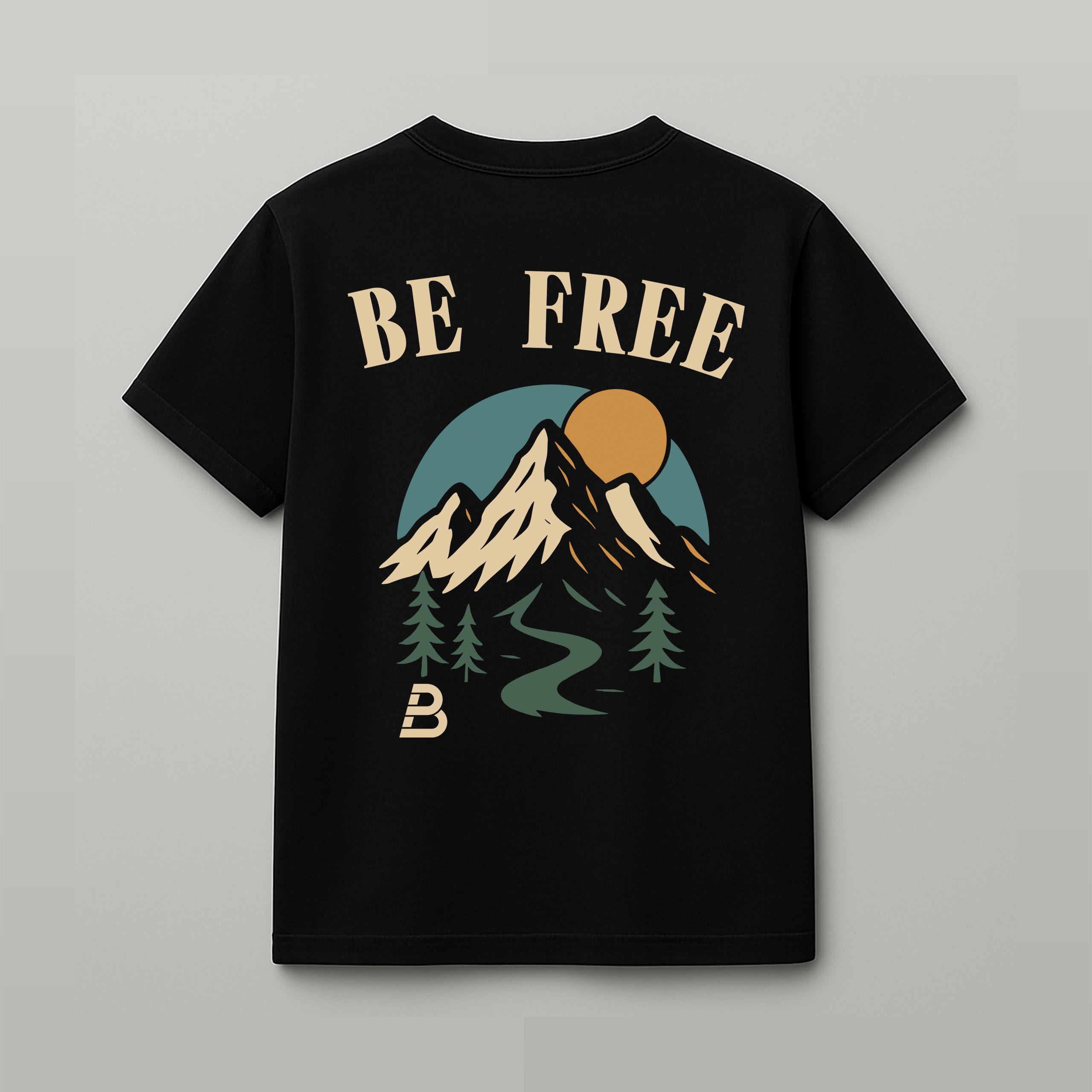 Koszulka męska BE FREE - obrazek 3