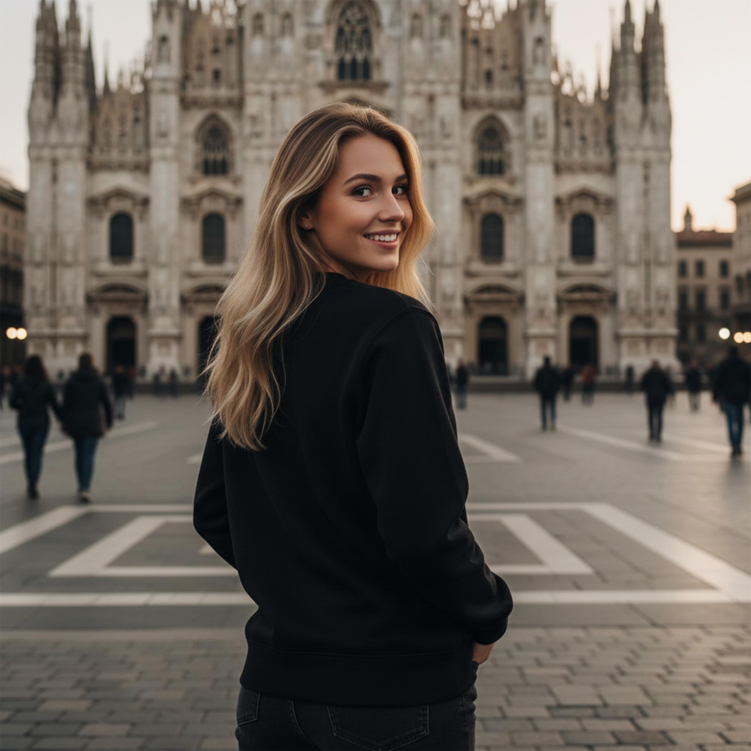 Bluza bez kaptura damska BE - obrazek 2